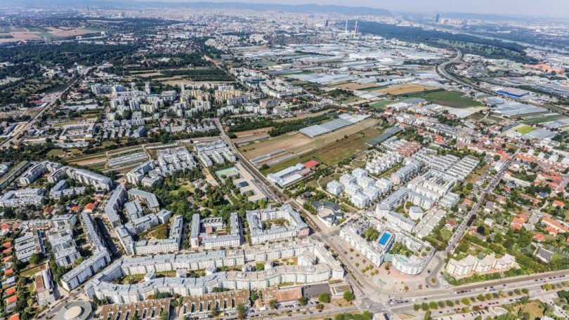 Schrägluftbild des Projektgebietes