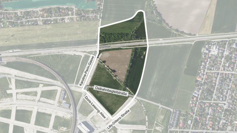 copyright: Stadt Wien/ViennaGIS Luftbild Bearbeitungsgebiet