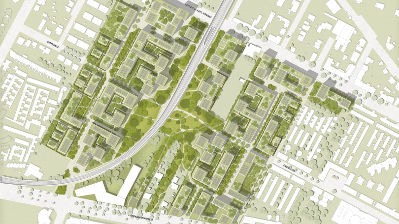 copyright: YEWO LANDSCAPES Visualisierung der Freiräume im Stadtgebiet Eibengasse