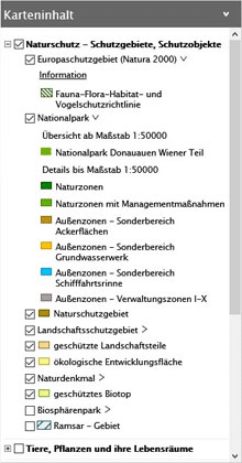 copyright: MA 22/MA 41/ViennaGIS Screenshot des Karteninhalts (aufgeklappt)
