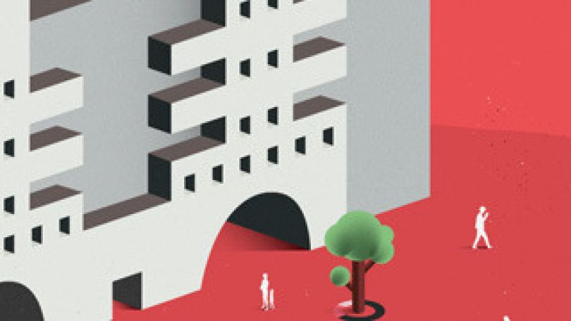 Cover des Bildbandes "Das rote Wien in Zahlen"