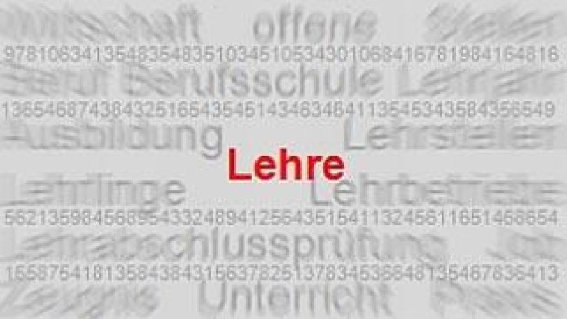 copyright: MA 23 Roter Schriftzug Lehre über grauer Schrift