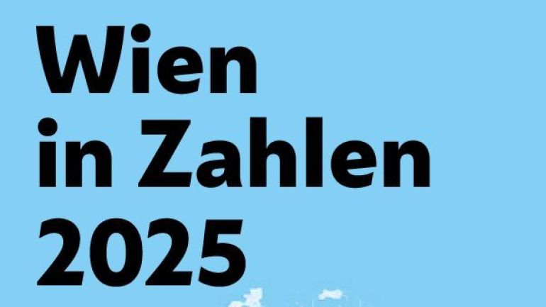 Schriftzug "Wien in Zahlen 2025"