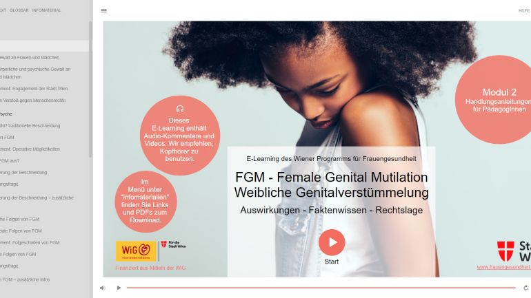 copyright: Adobe Stock Cover des E-Learnings Female Genital Mutilation für Fachkräfte