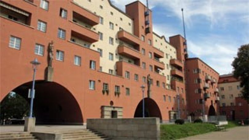 Außenansicht des Karl-Marx-Hof