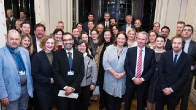Teilnehmerinnen und Teilnehmer der EU-Städtepartnerschaft