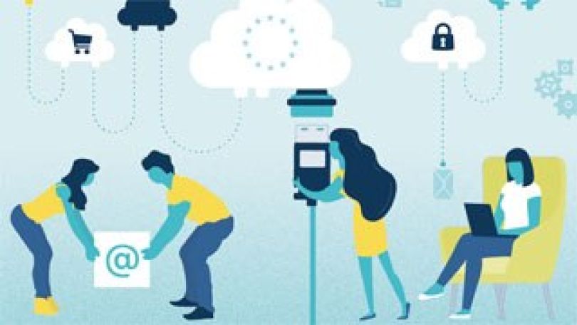 Illustration zum Thema Digitales