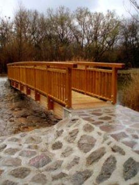 Steg über die Körber Furt