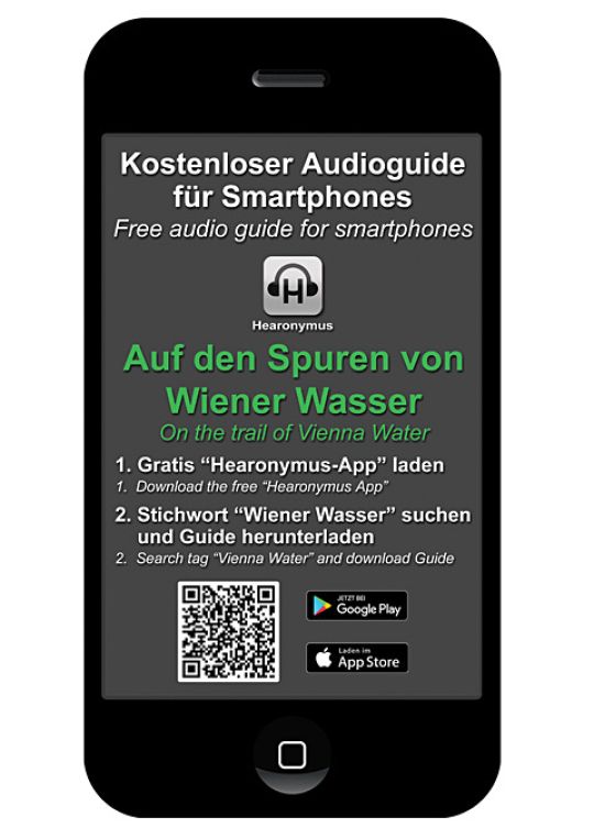 Smartphone mit Text und Bildern auf dem Screen