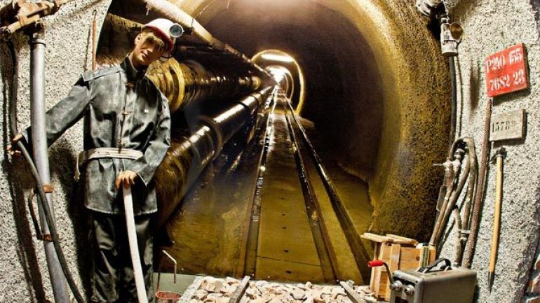 copyright: MA 31 Wiener Wasser - Houdek Modell eines Stollens