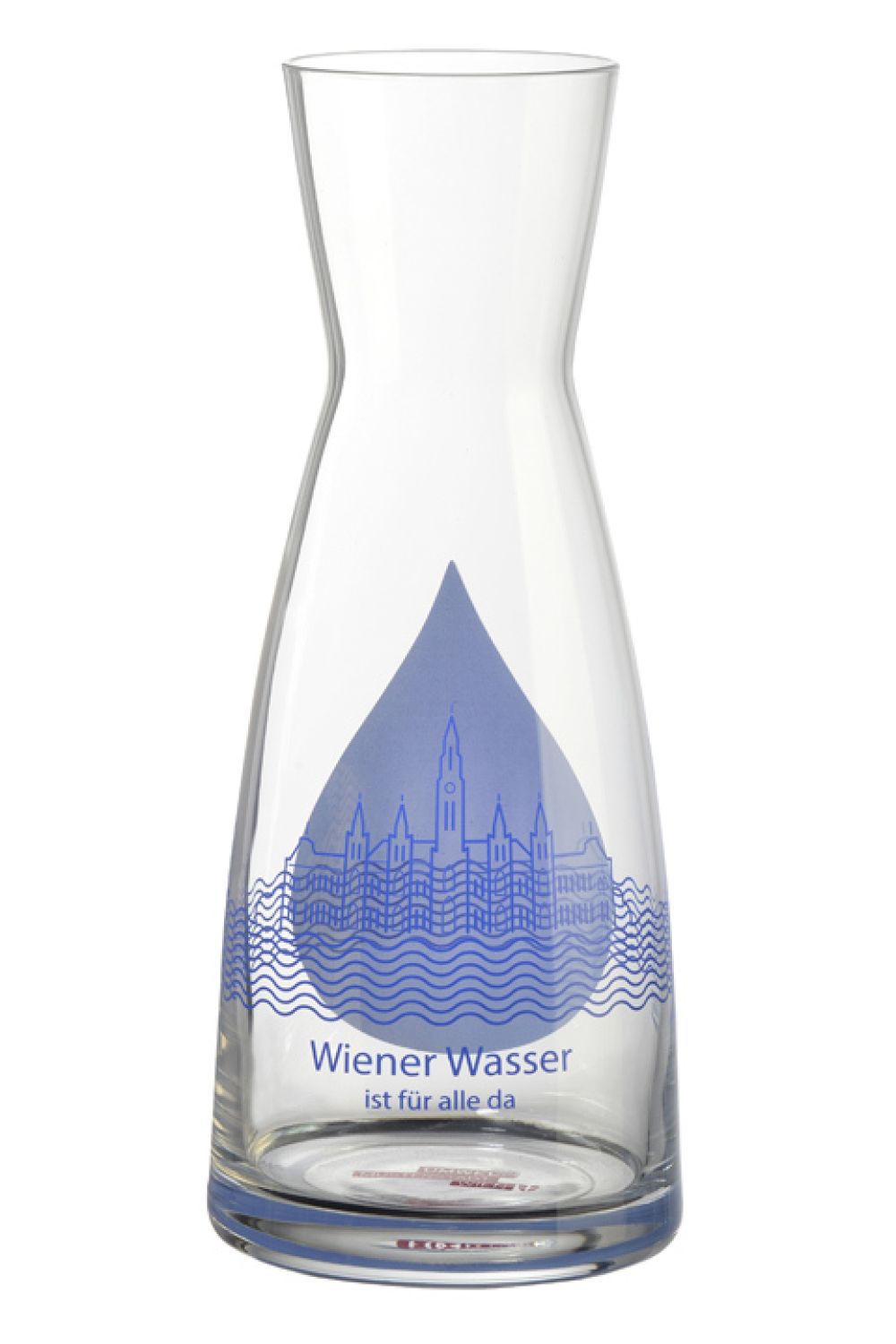 <p>Motiv "Rathaus"</p> Wasserkrug mit Motiv "Rathaus"