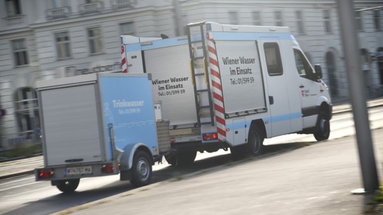 emergency vehicle of Vienna Water