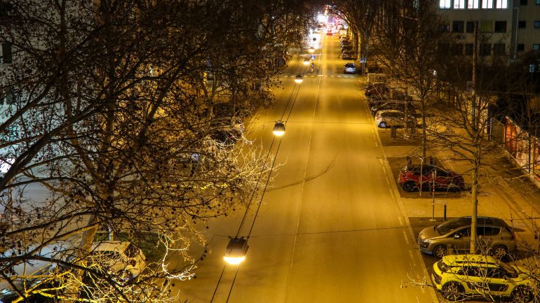 copyright: Wien leuchtet/Christian Fürthner Beleuchtete Straße