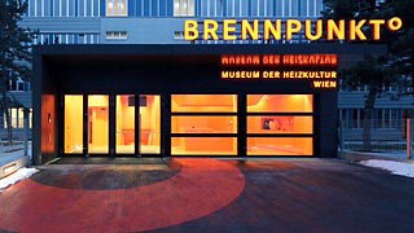 Brennpunkt°/Museum der Heizkultur Wien - Außenansicht des Gebäudes
