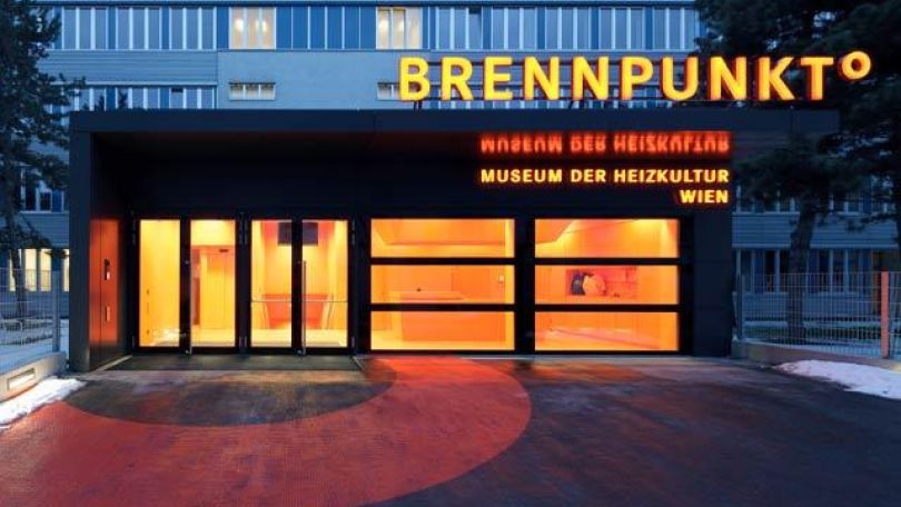 Brennpunkt°/Museum der Heizkultur Wien - Außenansicht des Gebäudes