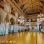 copyright: Virtual Real Estate Knapp GmbH - www.virtual-tour.at Screenshot des historischen Festsaals im Wiener Rathaus mit bunten Symbolen in der Mitte und einer Navigationsleiste unten
