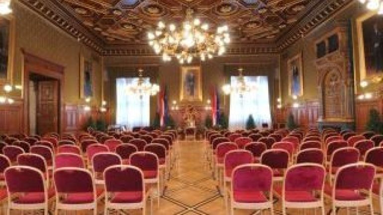 Stadtsenatssitzungssaal im Wiener Rathaus