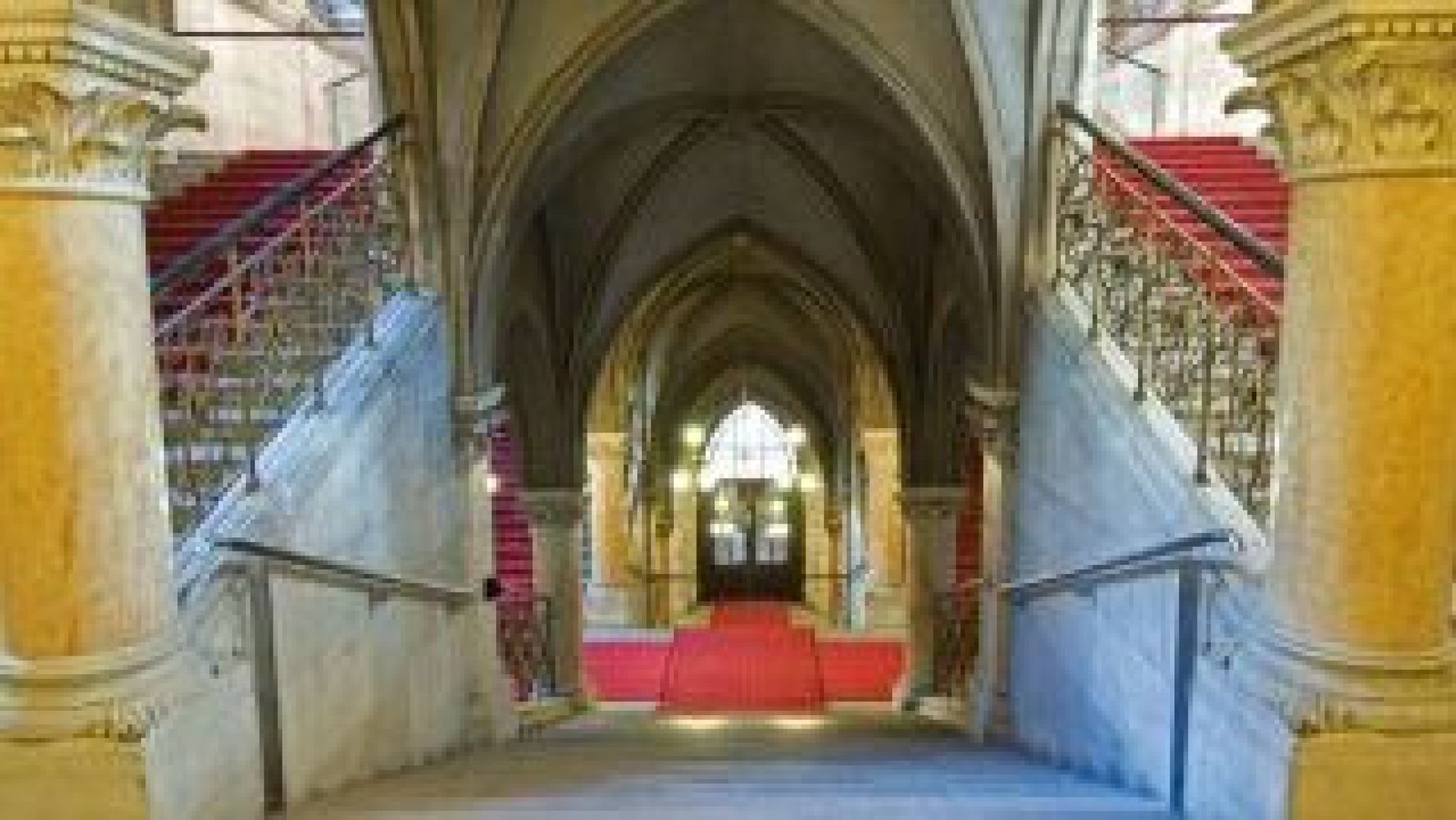 Feststiege im Rathaus