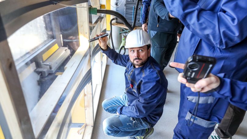 Prüfung eines Fensters