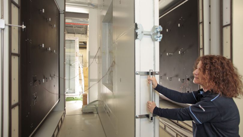 Messung von Wandelementen