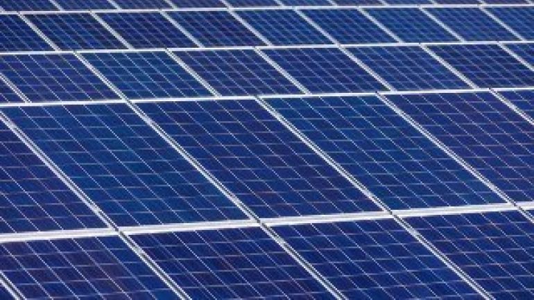 Solarzellen aus der Nähe