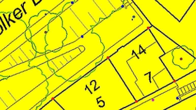 Kartenausschnitt der Mehrzweckkarte im Bereich der Mölker Bastei