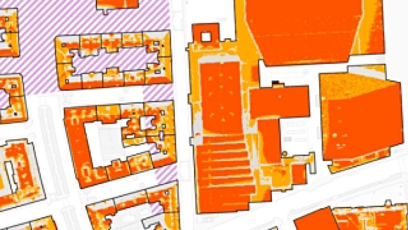 Solar potential map (detail)