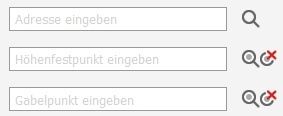 Kartenausschnitt zur Adresssuche