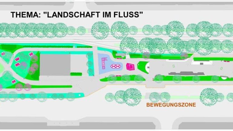 Plan des Gürtelparks