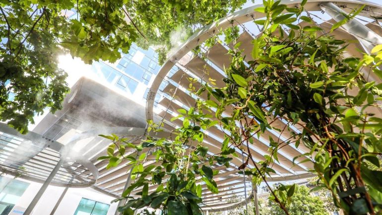 Der Coolspot von unten gesehen