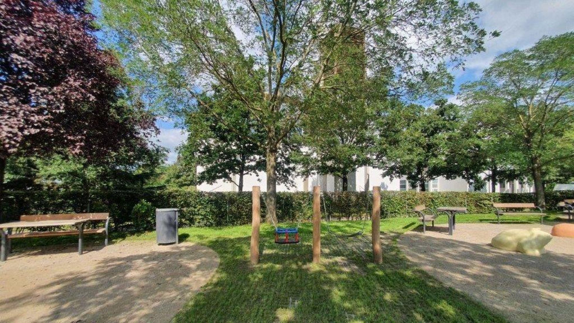 Sandspielanlage in einem Park