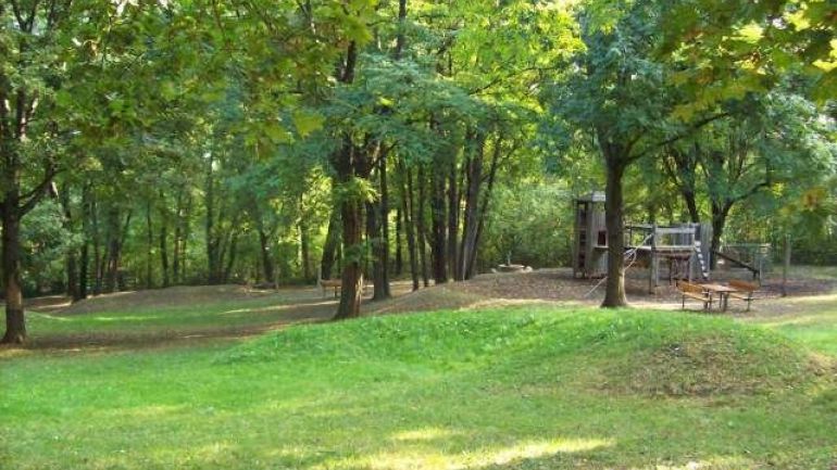 Waldrand mit Spielplatz