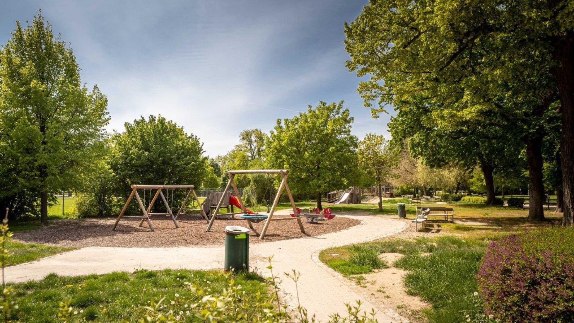 copyright: Wiener Stadtgärten/Houdek Spielplatz in einer Parkanlage