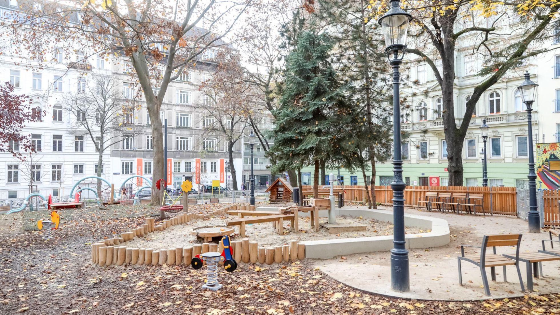 copyright: Stadt Wien/Christian Fürthner Kinderspielplatz in einem Park