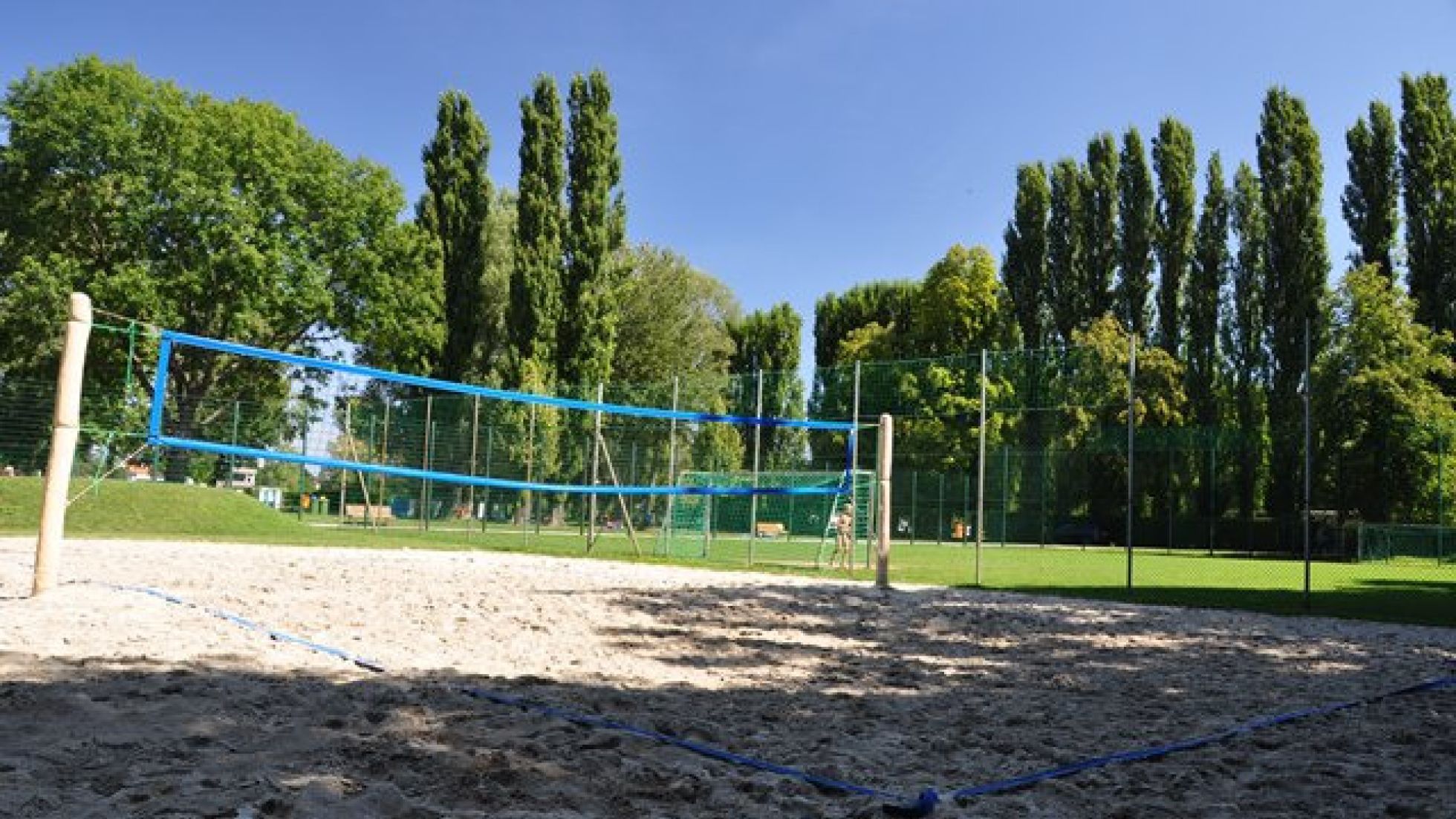 copyright: MA44 - Bäder Volleyballplatz im Strandbad Alte Donau