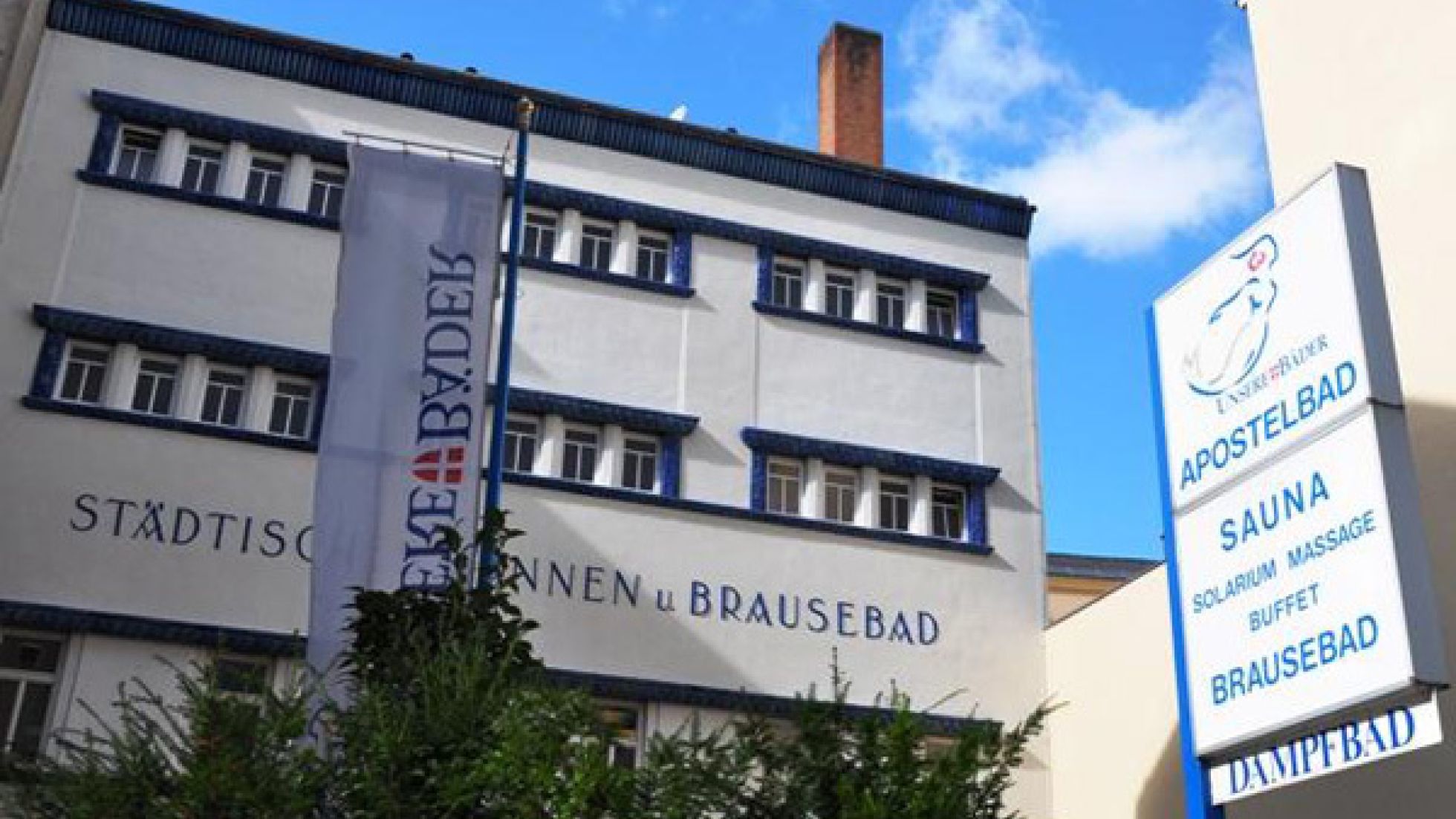 Das Apostelbad von außen