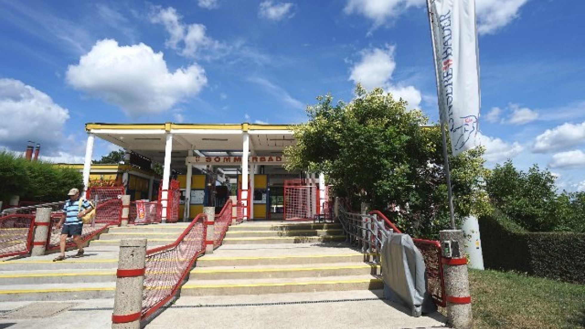 Eingangsbereich des Schafbergbad