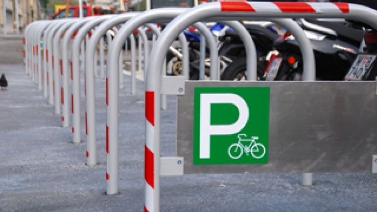 Radabstellanlagen in Wien - Detailansicht