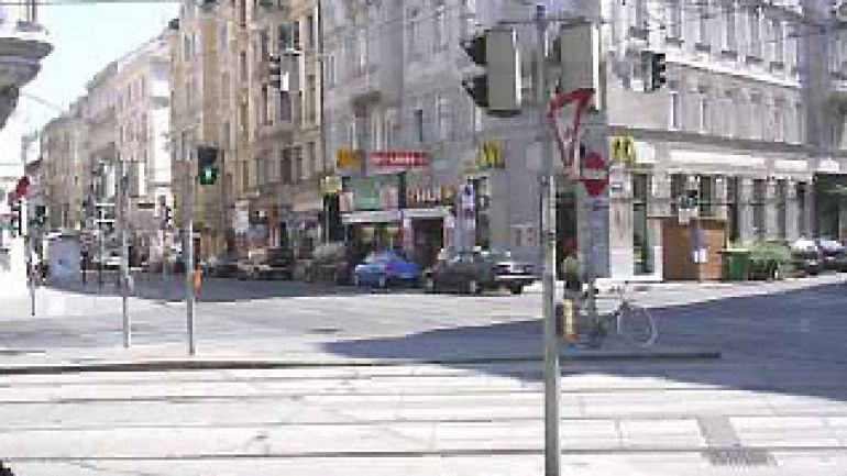 copyright: AUVA Kreuzung Josef-Matthias-Hauer-Platz - Josefstädter Straße