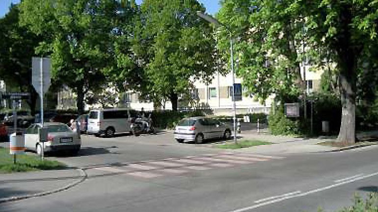 copyright: AUVA Kreuzungsbereich Jagdschloßgasse - Waldvogelgasse