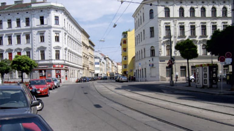copyright: AUVA Kreuzungsbereich Hormayrgasse - Rötzergasse