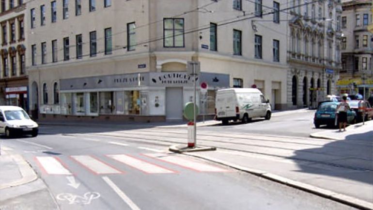 copyright: AUVA Kreuzungsbereich Jörgerstraße - Palffygasse