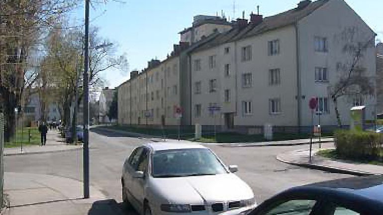 copyright: AUVA Kreuzungsbereich Meriangasse - Roda-Roda-Gasse