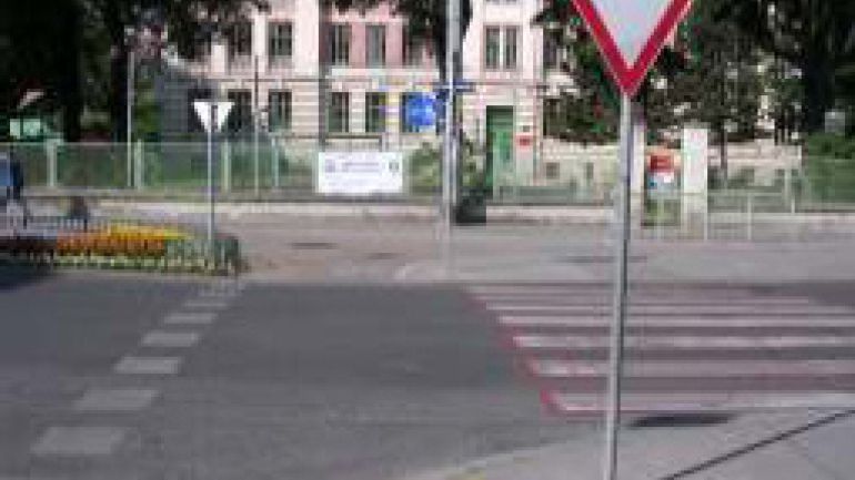 copyright: AUVA Kreuzungsbereich Schödlbergergasse - Schüttaustraße