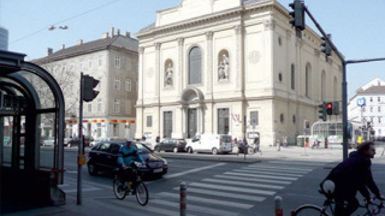 Kreuzungsbereich Praterstraße - Rotensterngasse
