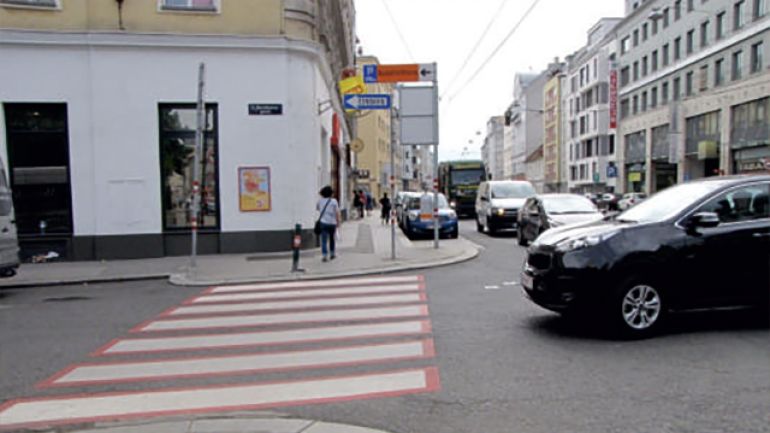 Kreuzungsbereich Rennweg - Boerhaavegasse