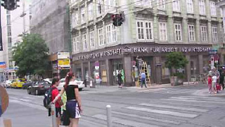 copyright: AUVA Kreuzung Lerchenfelder Straße - Strozzigasse