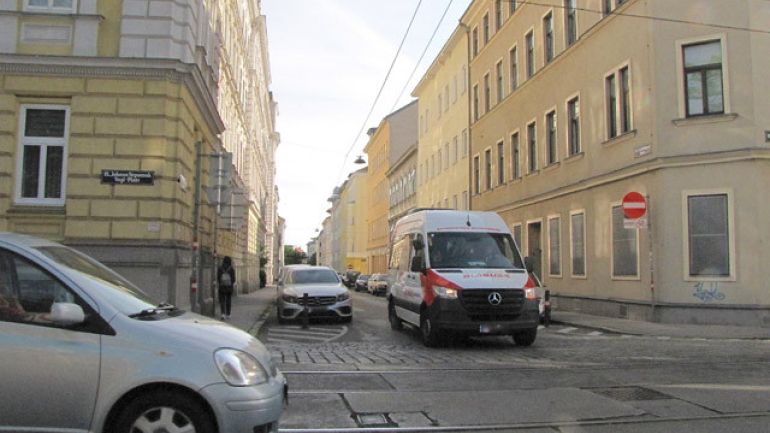 Kreuzgasse Kreuzung Leitermayergasse