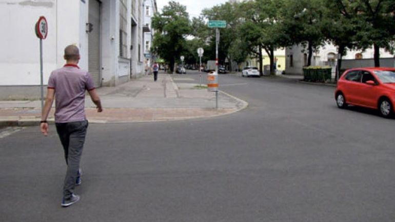 Kreuzungsbereich Traisengasse - Leystraße