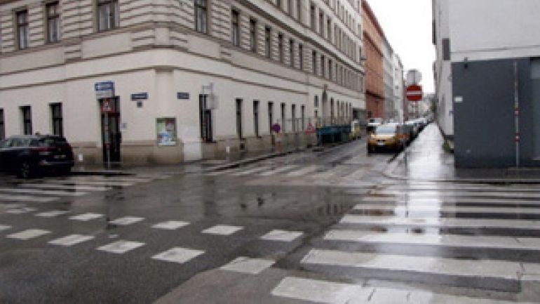 copyright: MA 46/Gabriele Steinbach Kreuzungsbereich Novaragasse - Zirkusgasse